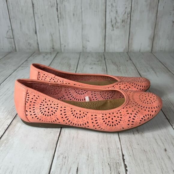 Sonoma coral‎ peach summer slip on Womens 6 - Picture 1 of 7
